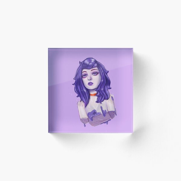 Item preview, purple lavender girl  designed and sold by colorartboxs.