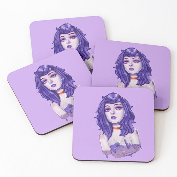 Item preview, purple lavender girl  designed and sold by colorartboxs.