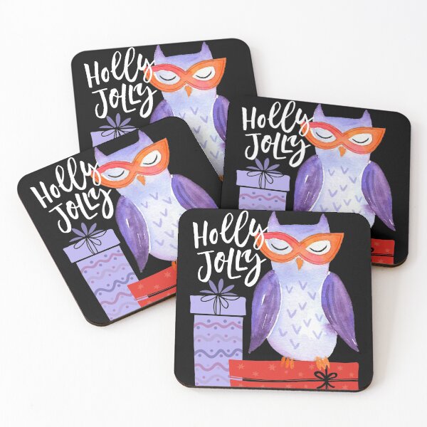 Item preview, Holly and Jolly- Christmas Owl designed and sold by AmazingEcraft.