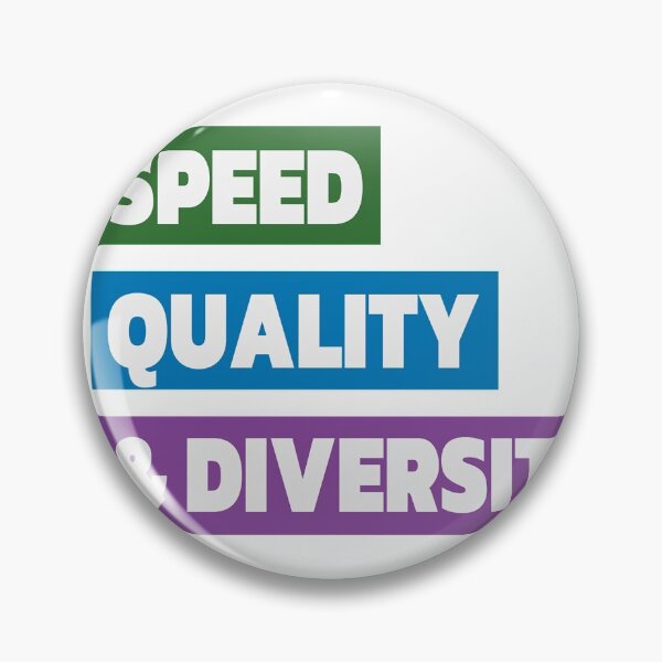 Delivering Speed, Quality, & Diversity (Color) Pin