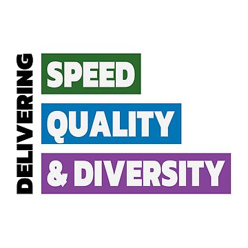 Artwork thumbnail, Delivering Speed, Quality, & Diversity (Color) by Recruiting Toolbox