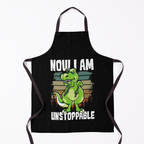 Item preview, Now I Am Unstoppable TRex Funny Short Dinosaur designed and sold by perfectpresents.