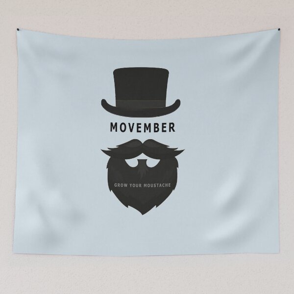 Item preview, Camiseta bigote movember classique designed and sold by Morja2015.