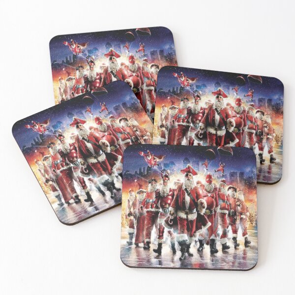Item preview, Xmas Superheroes Christmas Oil Painting  designed and sold by aventi24.