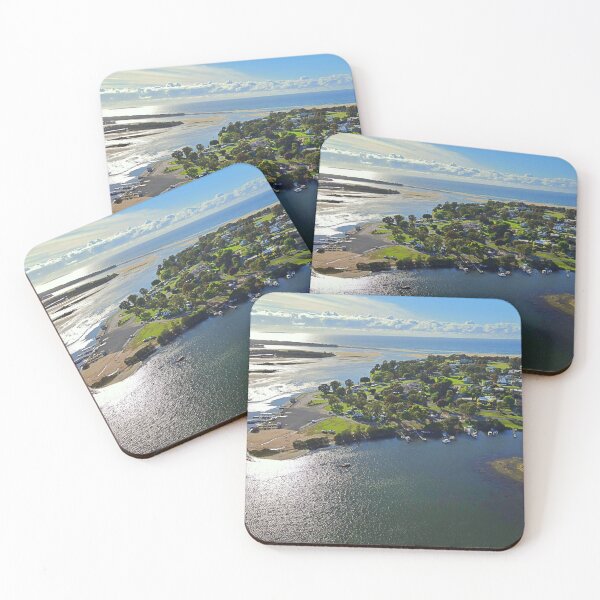 Item preview, Mallacoota Town Center with Gabo Island in the background designed and sold by Colin Dixon.