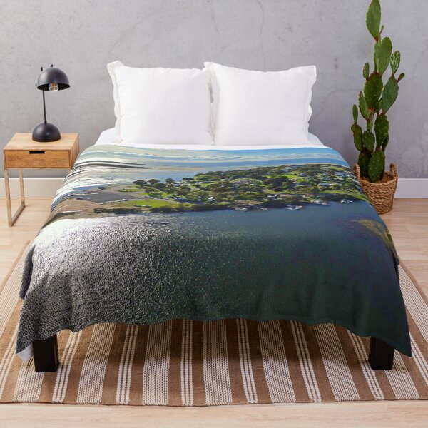 Item preview, Mallacoota Town Center with Gabo Island in the background designed and sold by Colin Dixon.