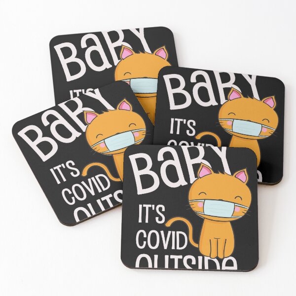 Item preview, Funny baby cat saying Covid designed and sold by fantasyy.