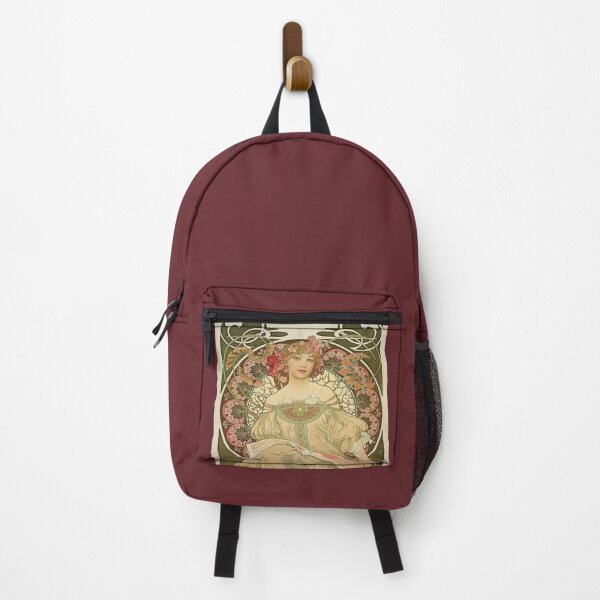 Item preview, Bohemian Floral Reading Lady Art Nouveau illustration Classical art designed and sold by Bellathewilde.