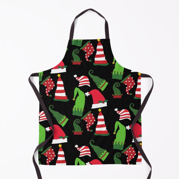 Item preview, Santa Hat, Elf Hat, Christmas Pattern designed and sold by TeesForNerds.