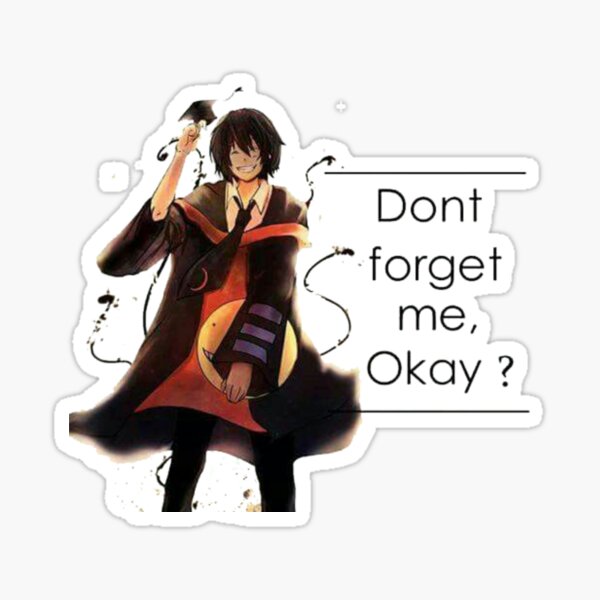 assassination classroom,anime,koro Sticker