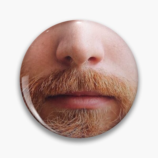 Item preview, beard Realistic Face (Beard Version) . funny mustache designed and sold by Mr Wolf.