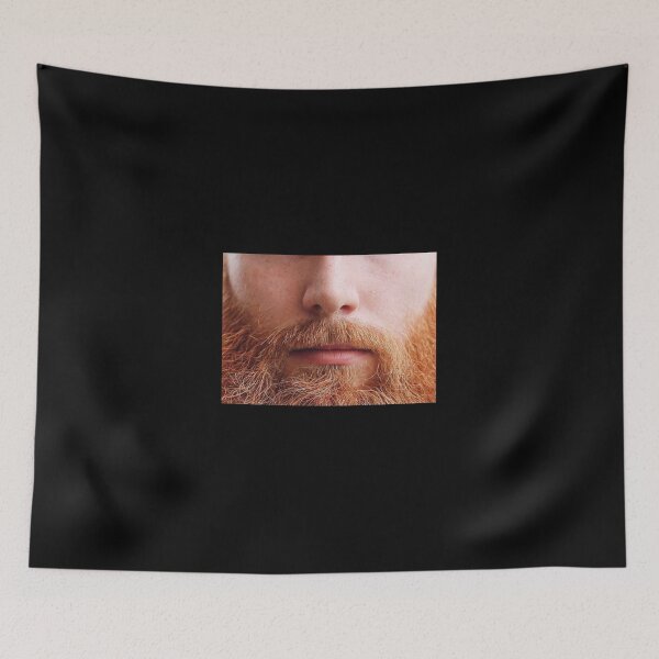 Item preview, beard Realistic Face (Beard Version) . funny mustache designed and sold by Mr Wolf.