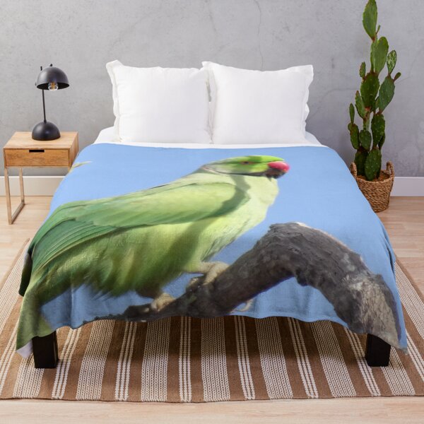 Item preview, Pristine Barbados Green Parrot_Rose-Ringed Parakeet designed and sold by StayCuztom.