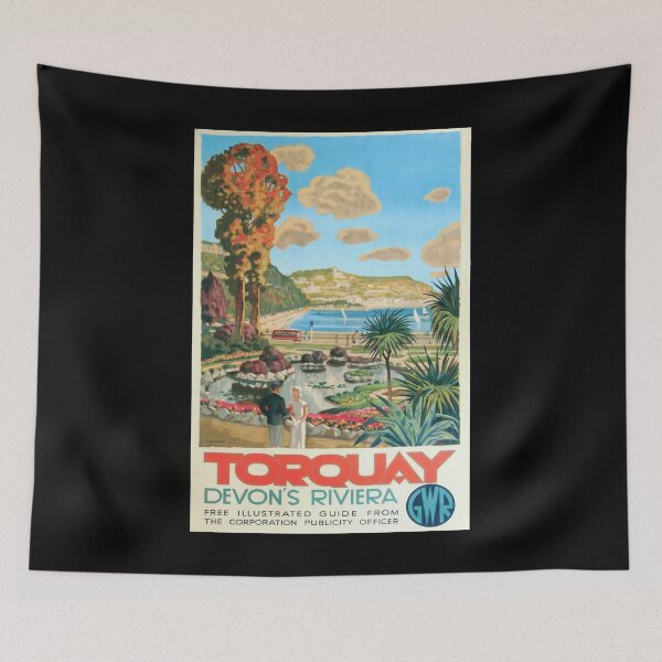 Item preview, retro Torquay designed and sold by CorasPosters.