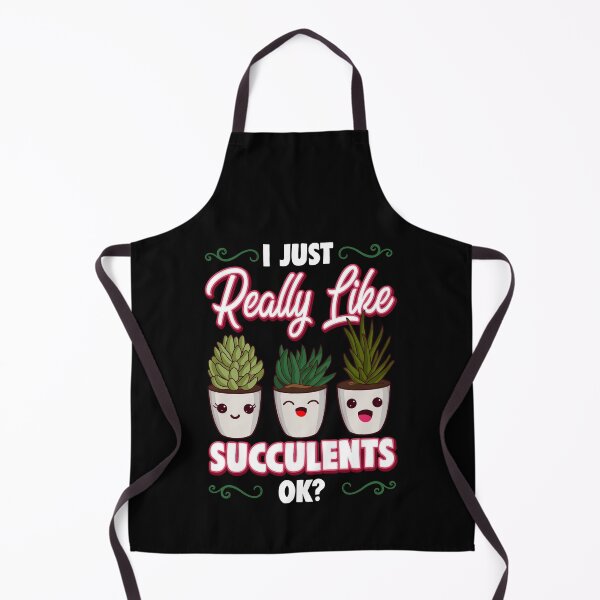 Item preview, I Just Really Like Succulents, OK? Cute Plant Pun designed and sold by perfectpresents.