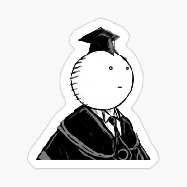 assassination classroom,anime,koro Sticker