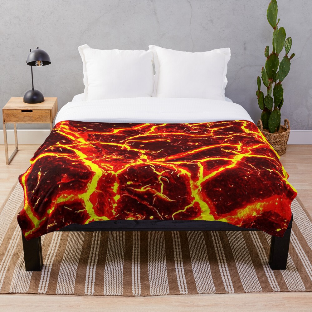 Lava Throw Blanket For Sale By Wanato Redbubble