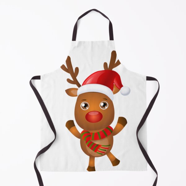 Item preview, Cute reindeer with hat and scarf designed and sold by Roisin678.
