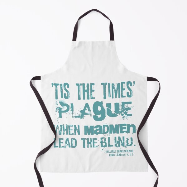 Item preview, King Lear Plague Quote (Aqua Version) designed and sold by Styled Vintage.