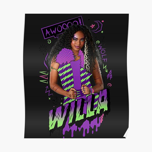 Zombies 2 Willa Wolf Poster