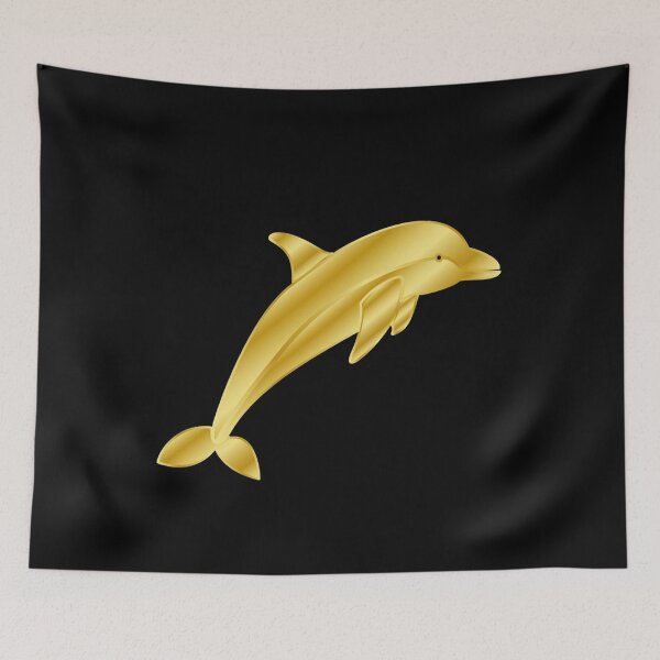 Item preview, Dolphin Gold  for Girls Just A Girl Who Loves Dolphins Thanksgiving,merry Christmas or For Christmas designed and sold by Dadya.
