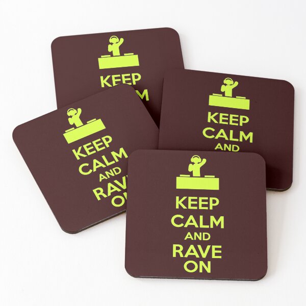 Item preview, Keep Calm And Rave On designed and sold by Kreativista.