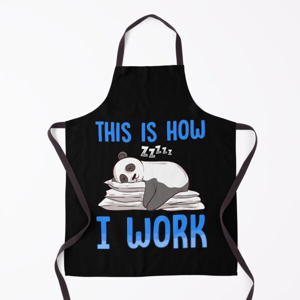 Artikelvorschau, Cute & Funny So arbeite ich Lazy Panda Working entworfen und verkauft von perfectpresents.