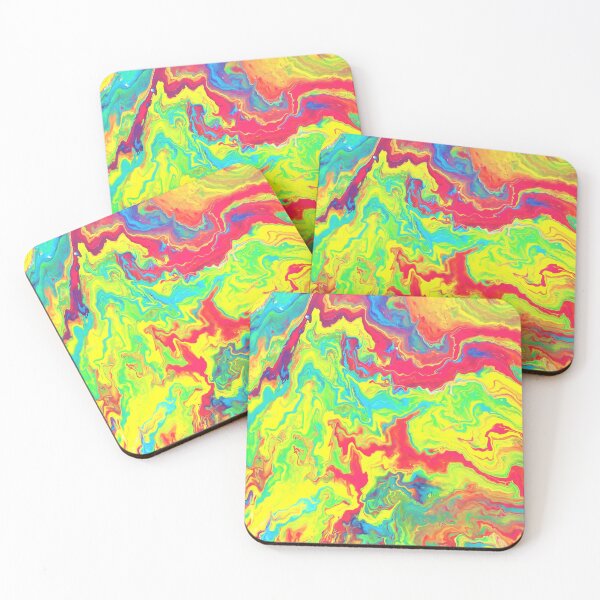 Item preview, Fruit Salad acrylic abstract painting designed and sold by Color Splash Gallery.
