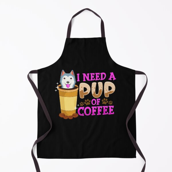 Item preview, Cute & Funny I Need a Pup Of Coffee Puppy Pun designed and sold by perfectpresents.