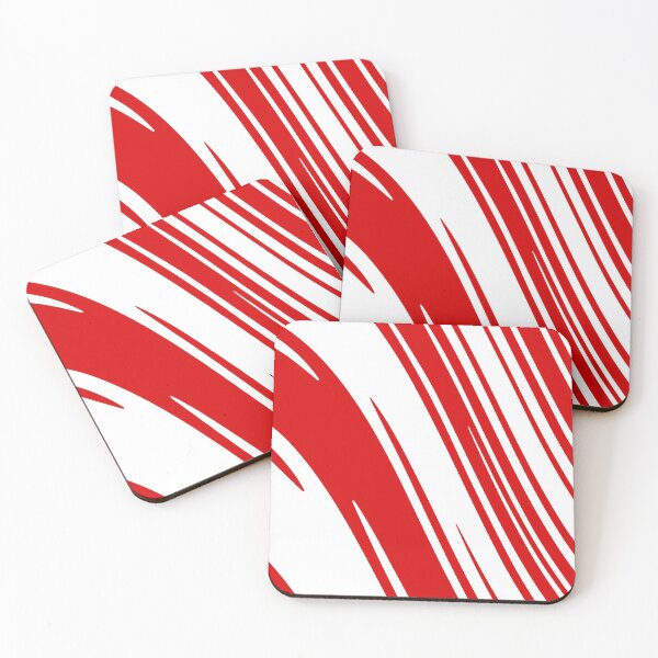Item preview, Candy Cane Christmas Red and White Stripes Abstract Pattern Design  designed and sold by patternsoup.