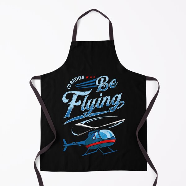 Item preview, I'd Rather Be Flying Retro Helicopter Pilot designed and sold by perfectpresents.