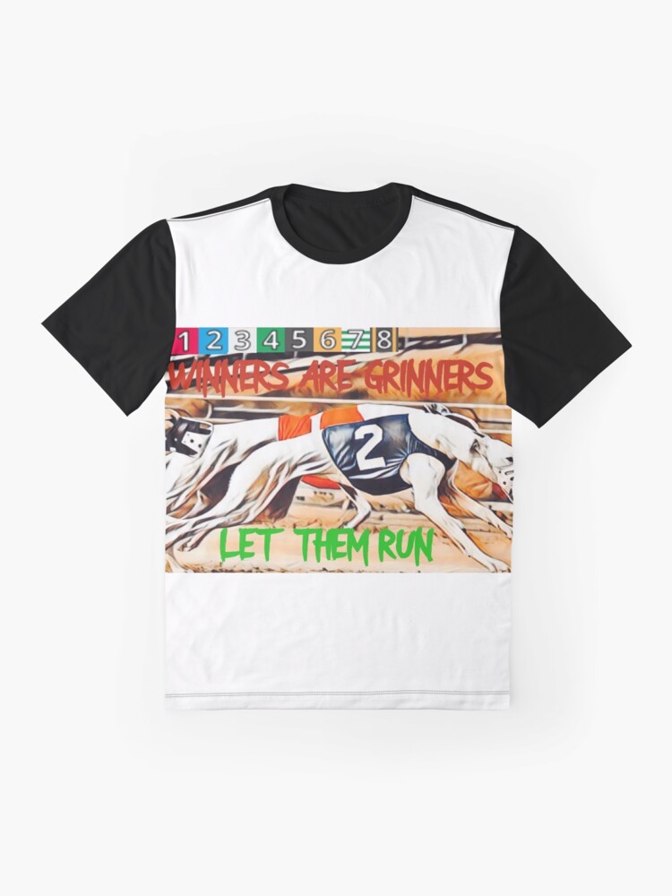 Thumbnail 4 of 5, Graphic T-Shirt, AMERICAN GREYHOUND RACING designed and sold by Wagbet.