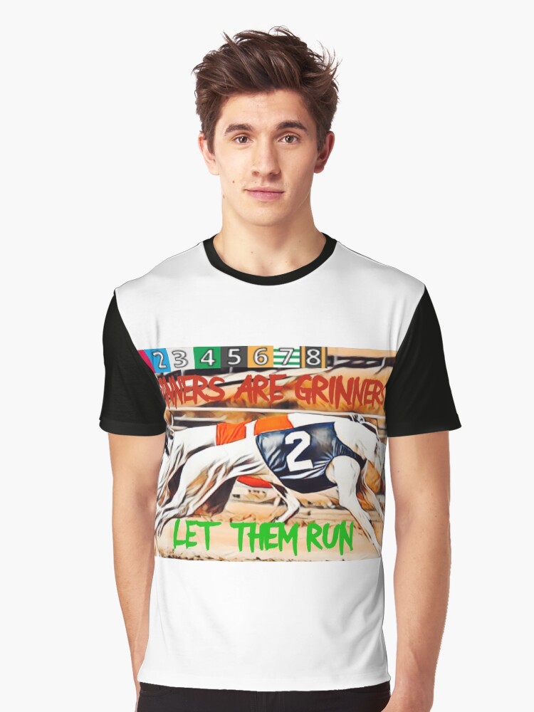 Thumbnail 1 of 5, Graphic T-Shirt, AMERICAN GREYHOUND RACING designed and sold by Wagbet.