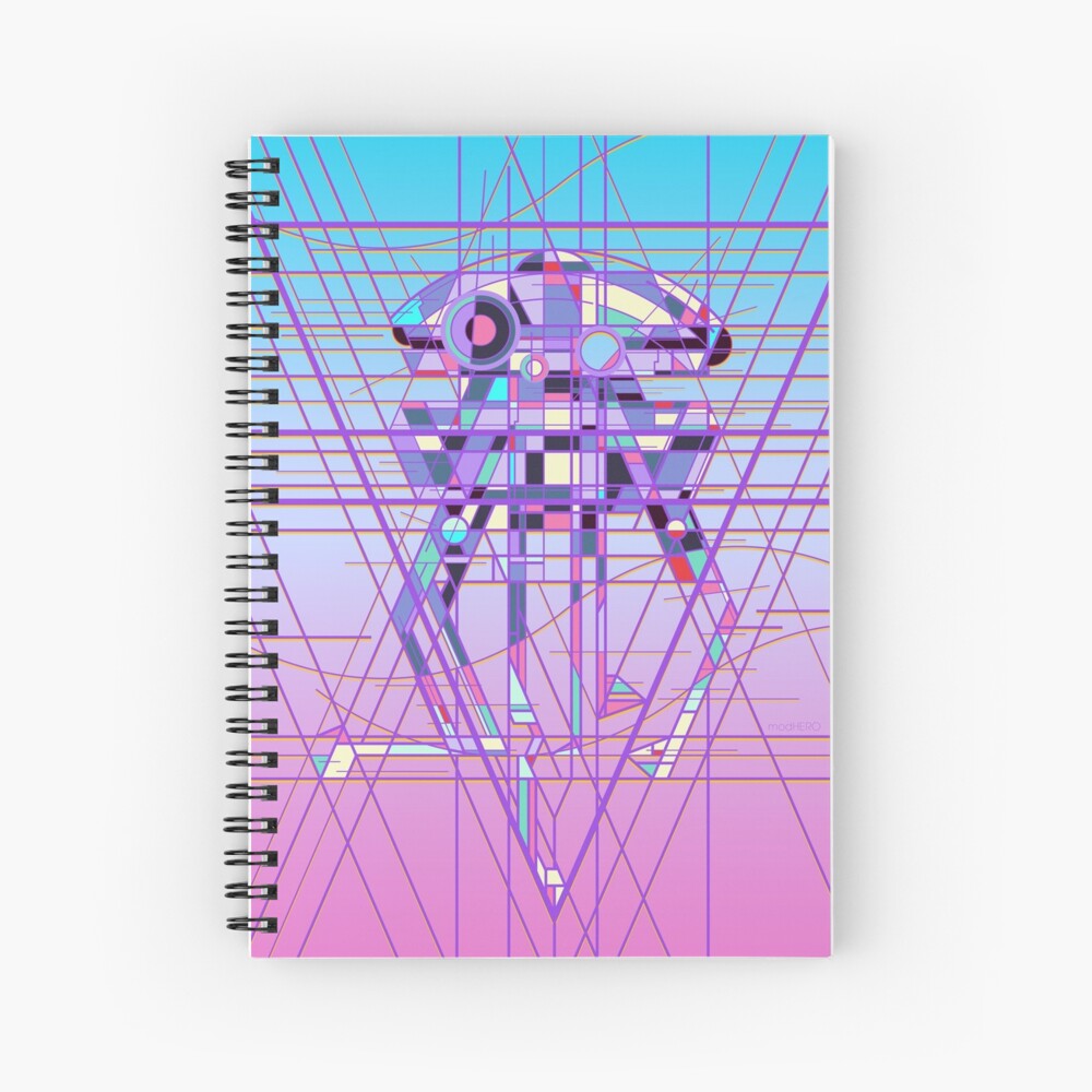 Item preview, Spiral Notebook designed and sold by modHero.