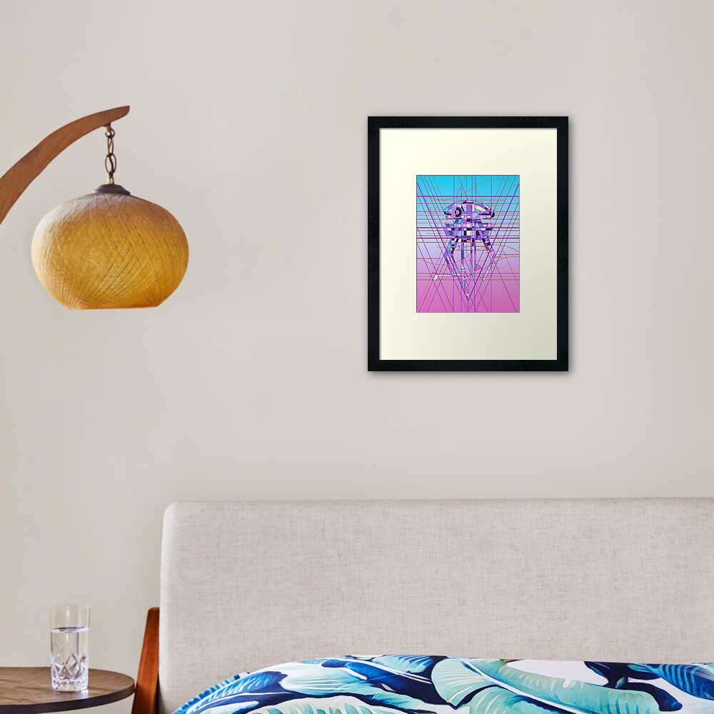 Item preview, Framed Art Print designed and sold by modHero.
