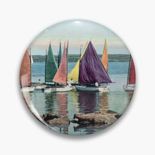 Item preview, 1925 Rainbow Fleet of Sailboats, Nantucket designed and sold by historicimage.