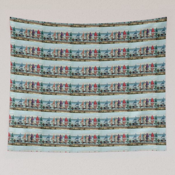 Item preview, 1925 Rainbow Fleet of Sailboats, Nantucket designed and sold by historicimage.