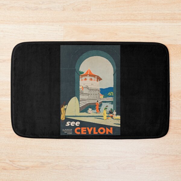 Item preview, retro see Ceylon designed and sold by CorasPosters.