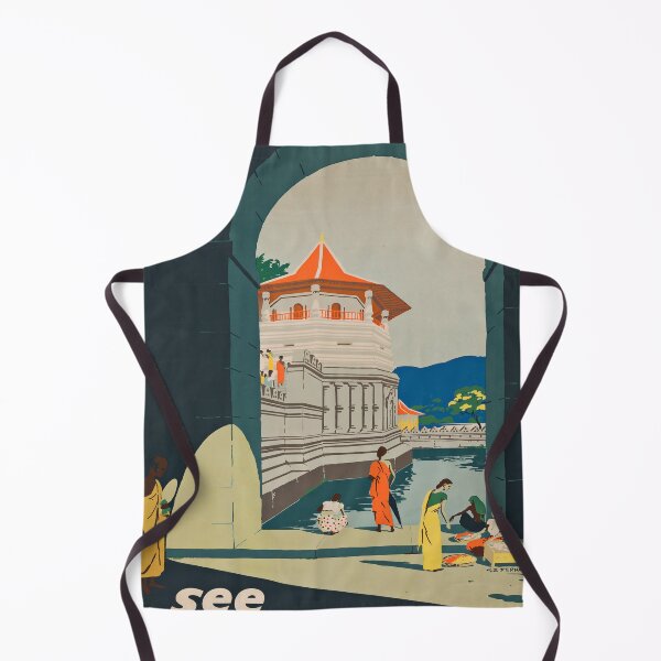 Item preview, retro see Ceylon designed and sold by CorasPosters.