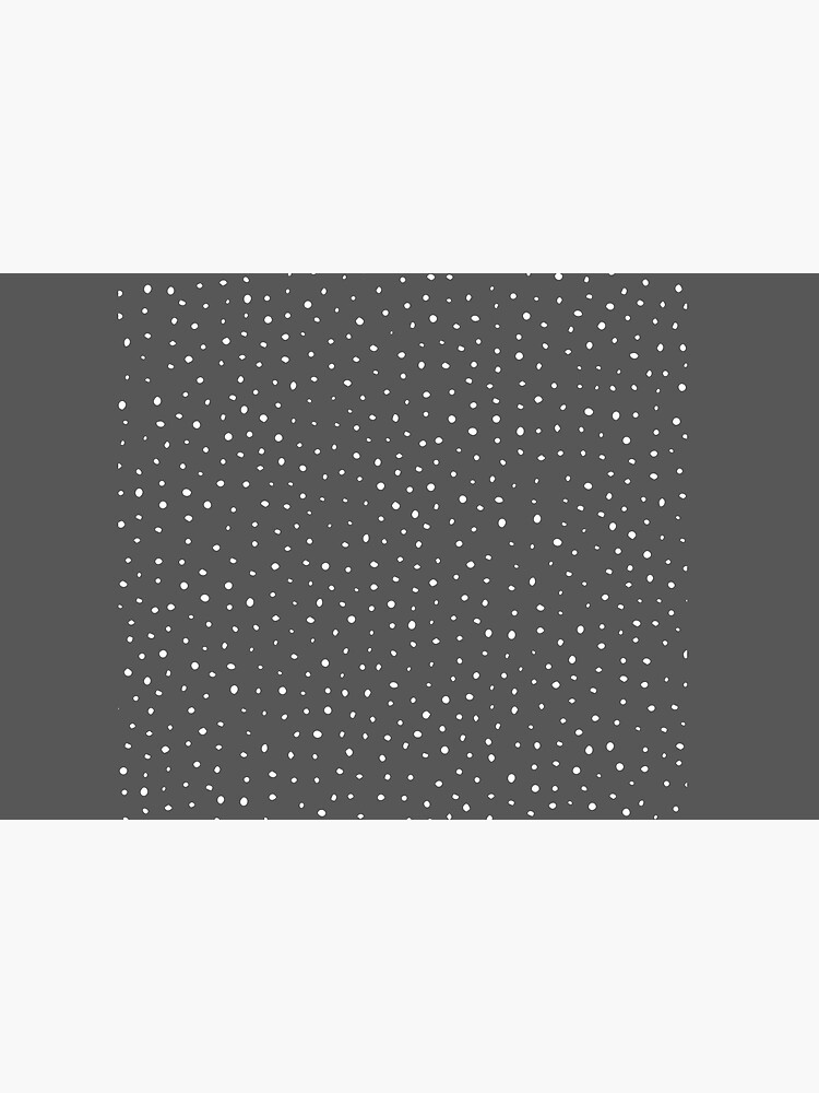 Dark gray & white polka dot pattern by wajdibelhaj