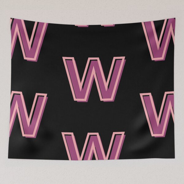 Item preview,  Letter W pink designed and sold by Imaginative Expressions⭐️ ⭐️ ⭐️ ⭐️ ⭐️.