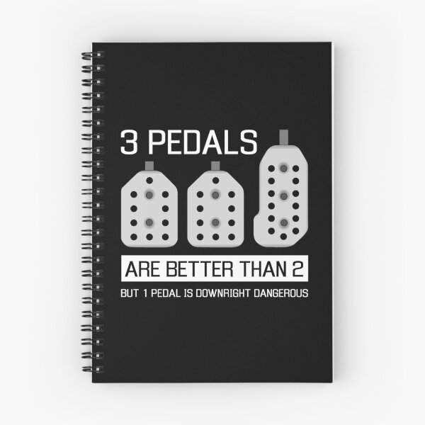 Item preview, 3 pedals are better than 2, but 1 pedal is downright dangerous (stick shift) designed and sold by ApexFibers.