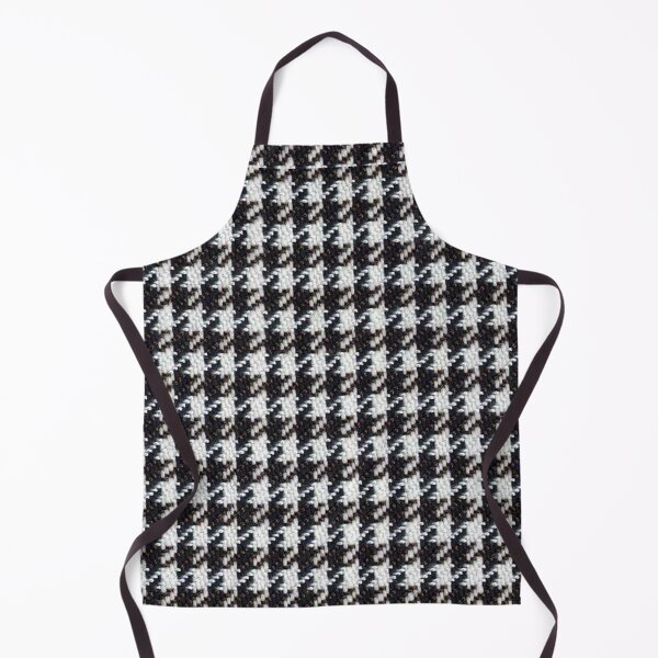 Item preview, Classic Black and white pied de poulet houndstooth pattern mask scarf designed and sold by baligaia.