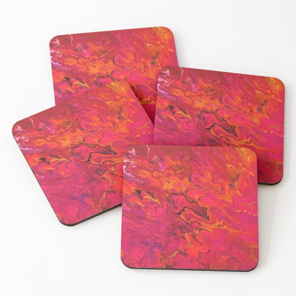 Item preview, Magentology abstract acrylic painting designed and sold by Color Splash Gallery.
