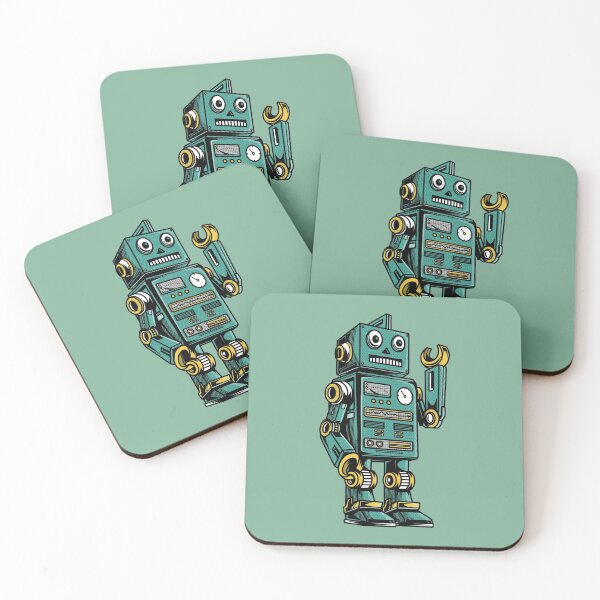 Item preview, Retro Atomic Age Robot designed and sold by Mustard Prophet.