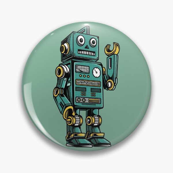 Item preview, Retro Atomic Age Robot designed and sold by Mustard Prophet.