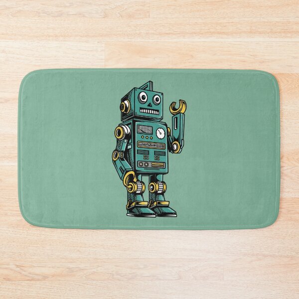 Item preview, Retro Atomic Age Robot designed and sold by Mustard Prophet.