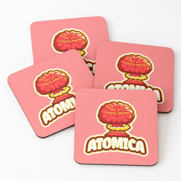 Aperçu de l'œuvre Nuage de champignons Atomica Retro Atomic Age créée et vendue par Mustard Prophet.