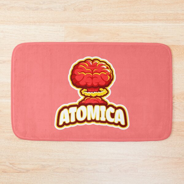 Item preview, Retro Atomic Age Atomica Mushroom Cloud designed and sold by Mustard Prophet.