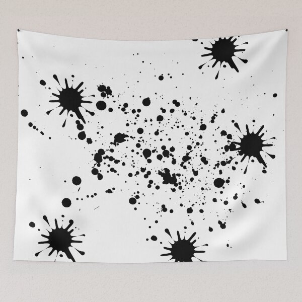 Item preview, Splatter | Black and White | Simplistic Monochrome designed and sold by JillyJ05.